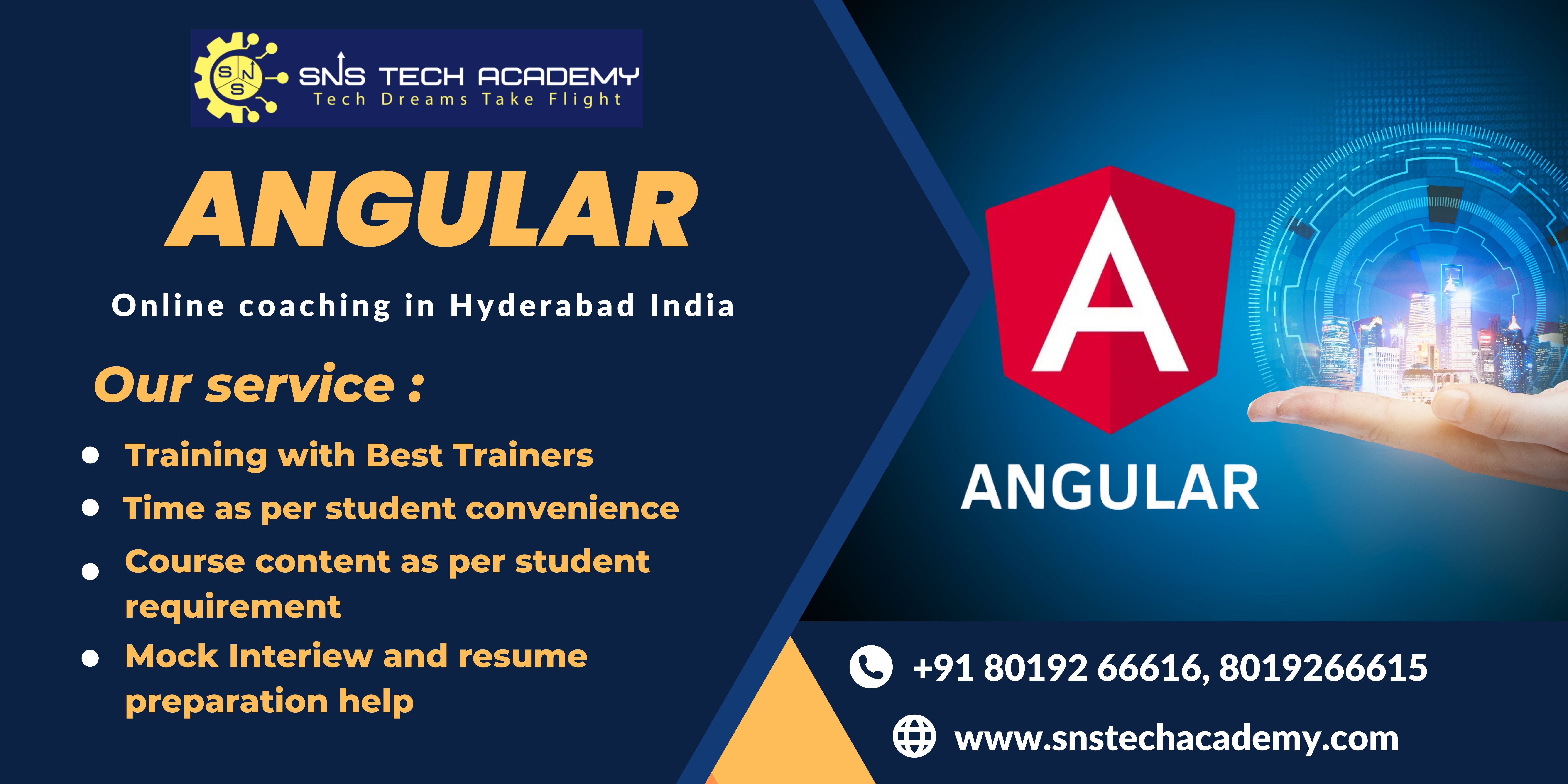 Angular Online Training in India