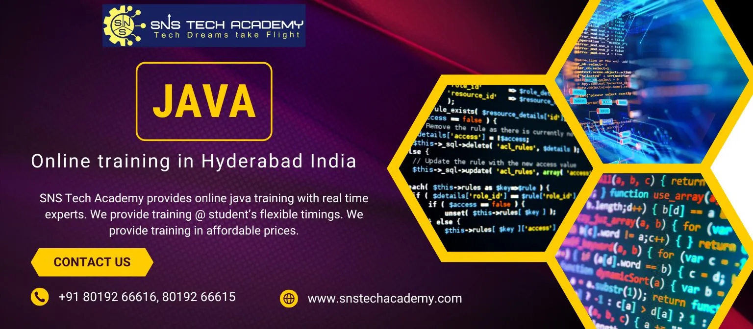 Java Online Training in Hyderabad